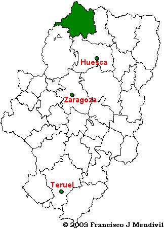 County (comarca) of la Jacetania within Aragon
