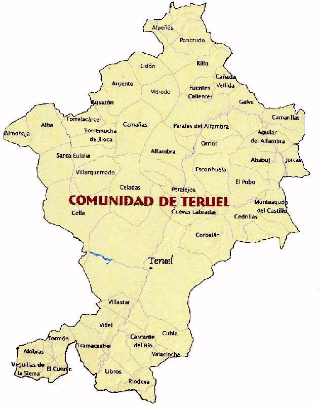 comarca de Teruel