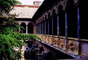 Claustro renacentista del monasterio de Veruela