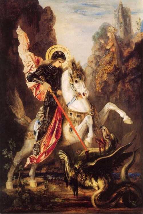 San Chorche, en una representación a caballo. 18