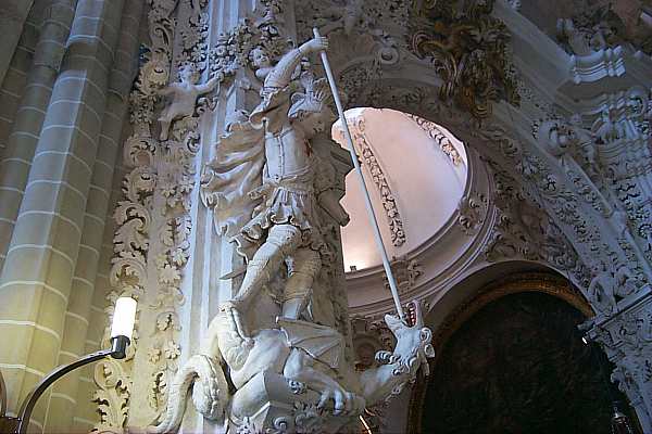 San Jorge en La Seo de Zaragoza.