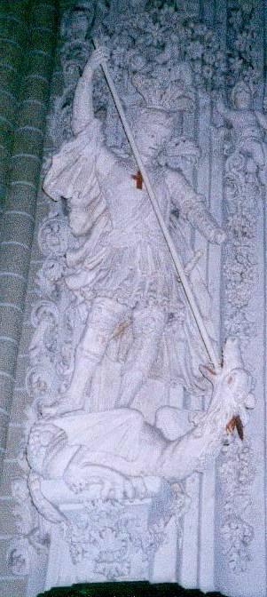 San Jorge en La Seo de Zaragoza.