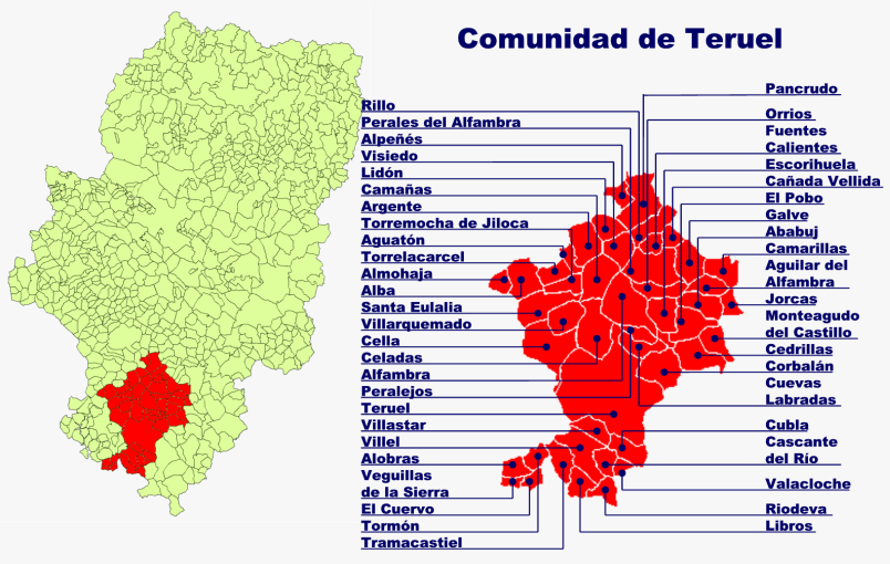 Comarca Comunidad de Teruel