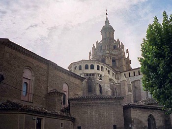 Vista de la catedral de Tarazona