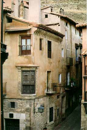 Albarracin typical houses