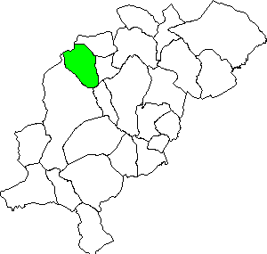 Carte municipalité Formiche Alto dans la région Gudar-Javalmbre