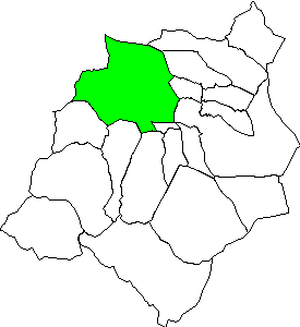 Situation Map municipality within the Comarca Campo de Borja