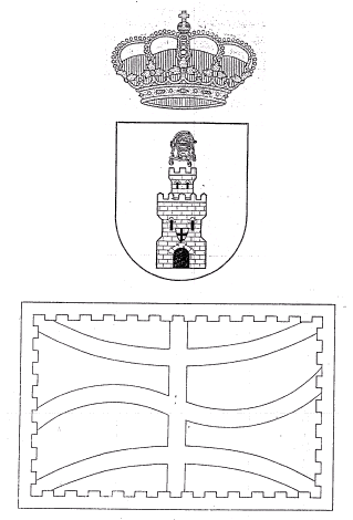 Bandera et armoiries de Bujaraloz