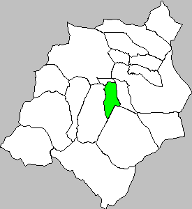 Situation Map municipality Bureta whitin the Comarca Campo de Borja