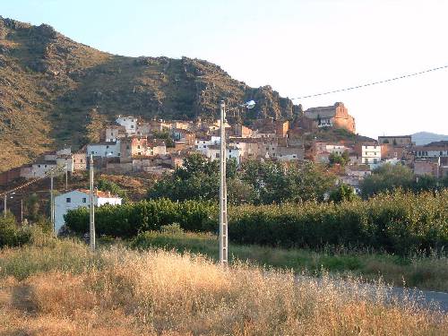 Panoramique de Purroy dans la commune de Morés