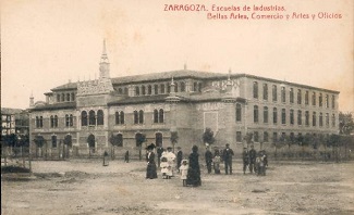 Zaragoza School of Arts during the 1908 Expo