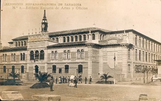 Zaragoza School of Arts during the 1908 Expo
