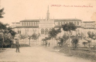 Zaragoza School of Arts during the 1908 Expo