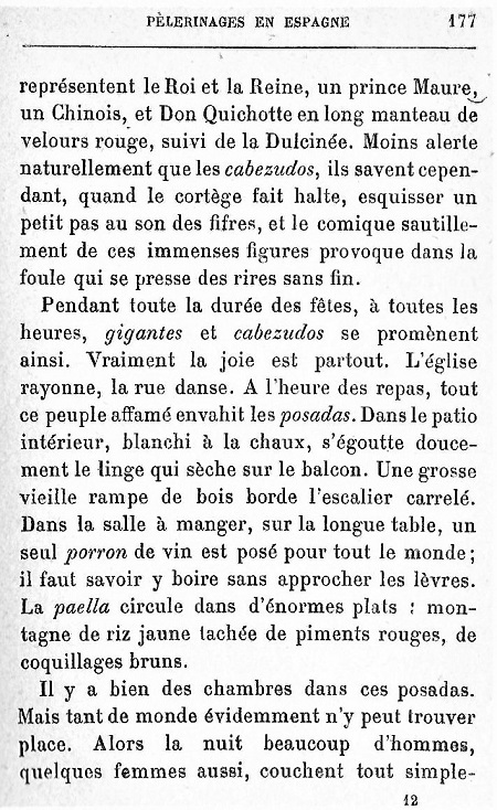 Pélerinages en Espagne. 1930. 177
