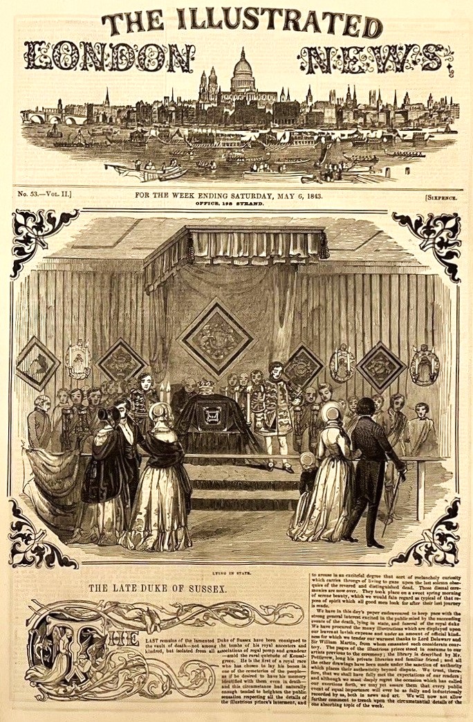 The Illustrated London News. 53 - 6 may 1843.