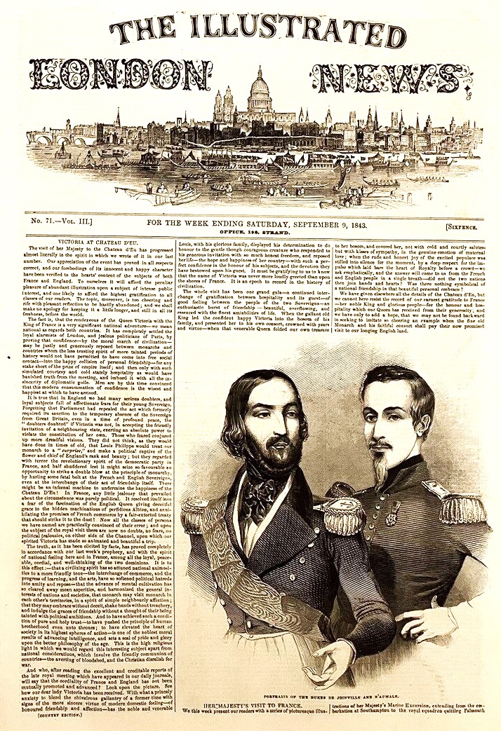 The Illustrated London News. 71 - 9 september 1843.