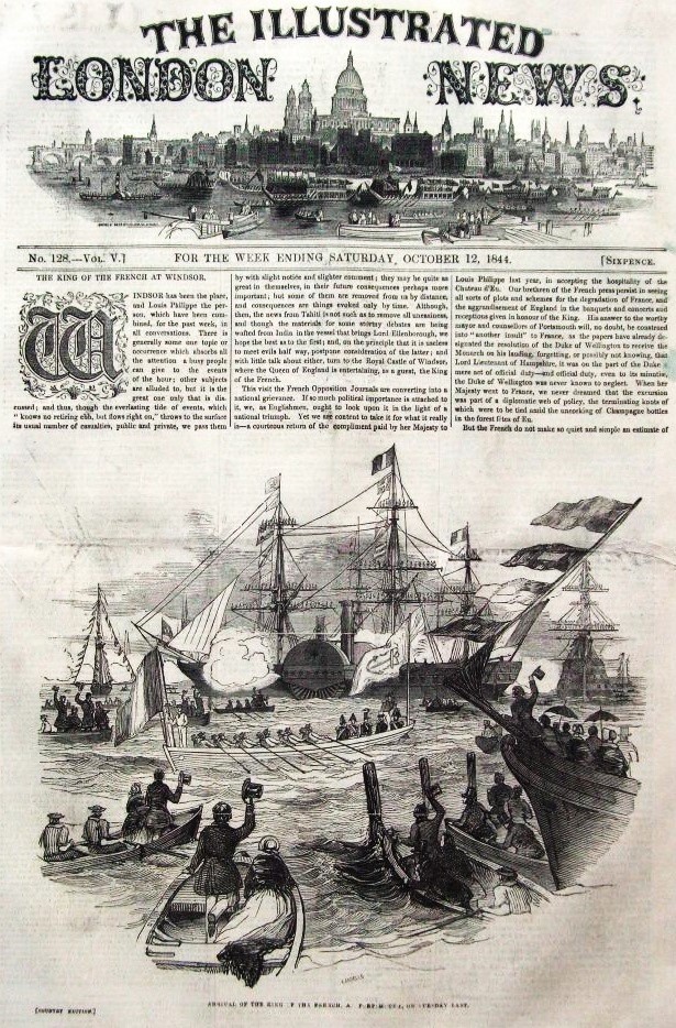 The Illustrated London News. 128 - 12 october 1844.